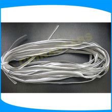 grey color high visibility safety glow piping, reflective binding for garment